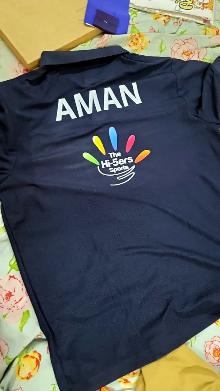 Club polo with name