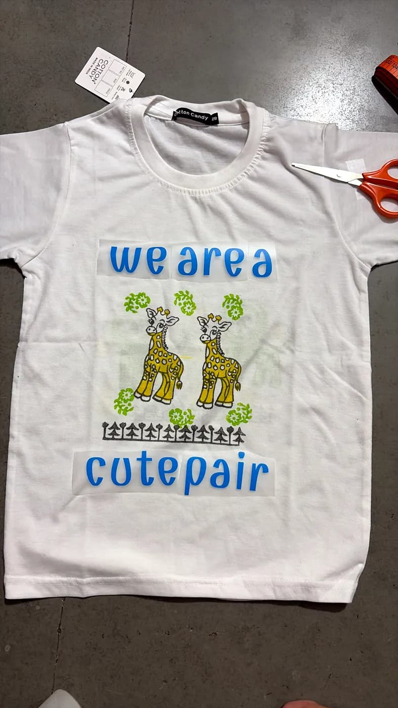 Kids' matching tees