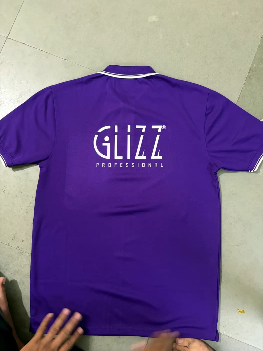 Salon team polos — back logo