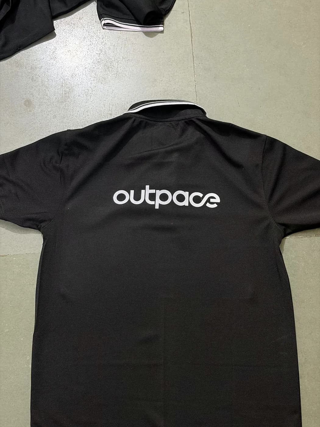Company polos — back logo